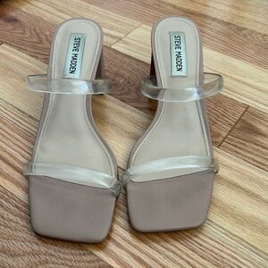 Steve Madden Lilah Clear Heel